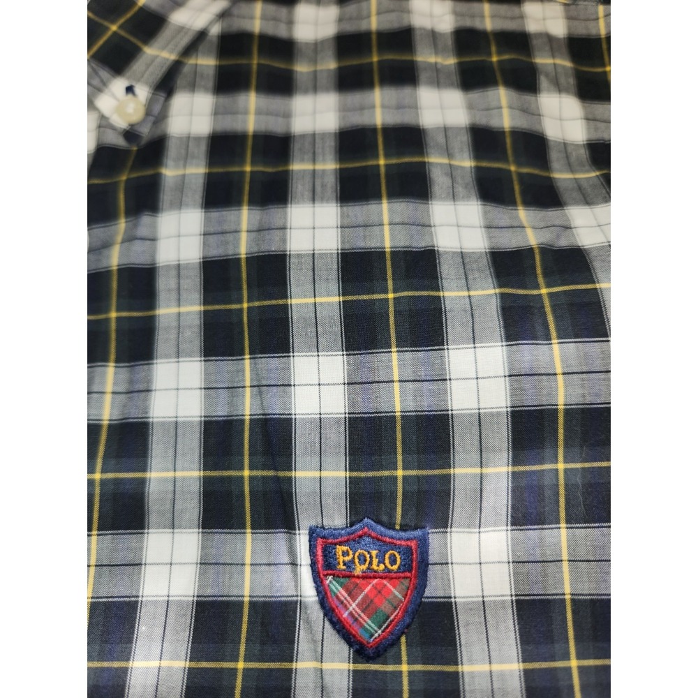 Men's Vintage Ralph Lauren Golf‎ Button Up Shirt Size M With Polo Crest - Picture 3 of 7